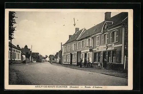 AK Ailly-le-Haut-Clocher, Route d`Amiens