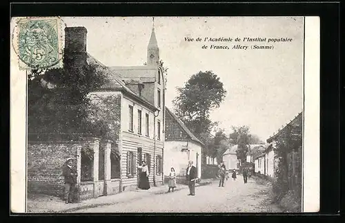 AK Allery, Vue de l`Académie de l`Institut populaire de France