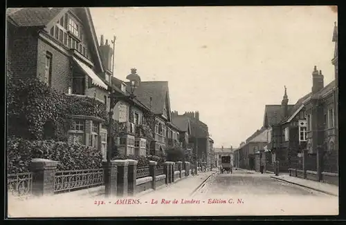 AK Amiens, La Rue de Londres