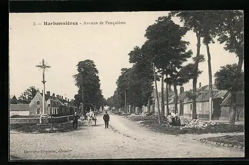 AK Harbonnières, Avenue de Feuquières