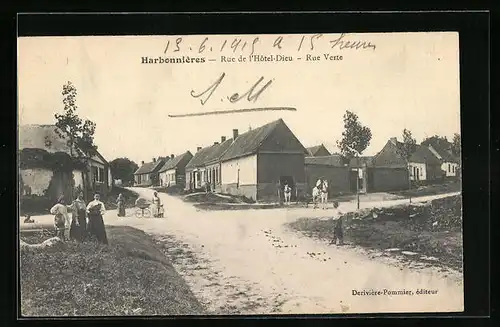 AK Harbonnières, Rue de l`Hôtel-Dieu, Rue Verte