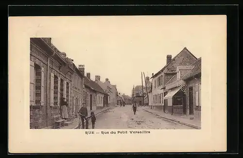 Künstler-AK Rue, Rue du Peitit Versailles