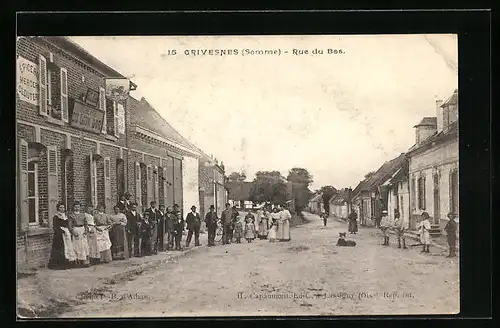 AK Grivesnes, Rue du Bas