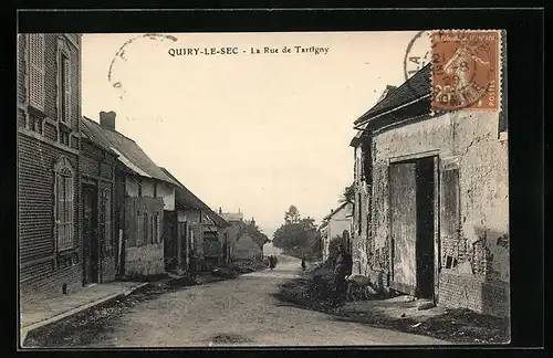 AK Quiry-le-Sec, La Rue de Tartigny