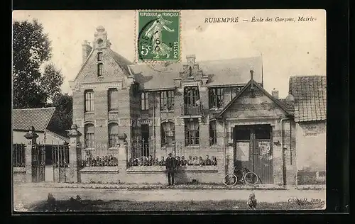AK Rubempré, Ecole des Garcons, Mairie