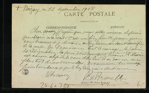 AK Noizay, Effets, Cyclone du 26 Aout 1916