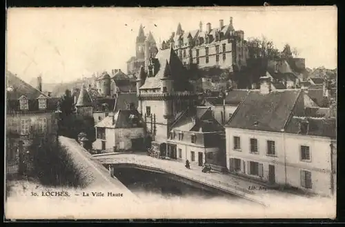 Seiden-AK Loches, La Ville Haute