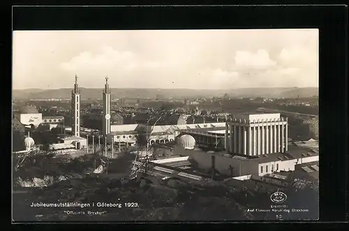 AK Göteborg, Jubileumsutställningen 1923, Ausstellungsgelände