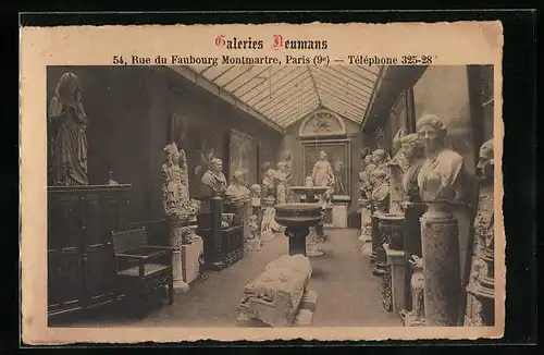 AK Paris, Galeries Neumans, Antiquitätenhandel