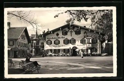 AK Oberammergau, Hotel Alte Post