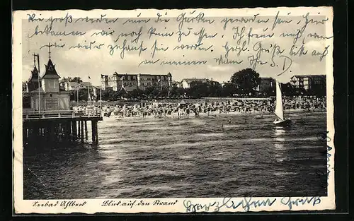 AK Ahlbeck, Strandpartie im Ostseebad