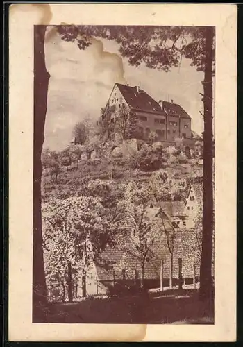 AK Spalt /Mittelfranken, Jugenderholungsheim Burg Wernfels