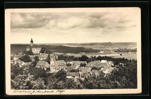 AK Virnsberg, Panorama mit Schloss