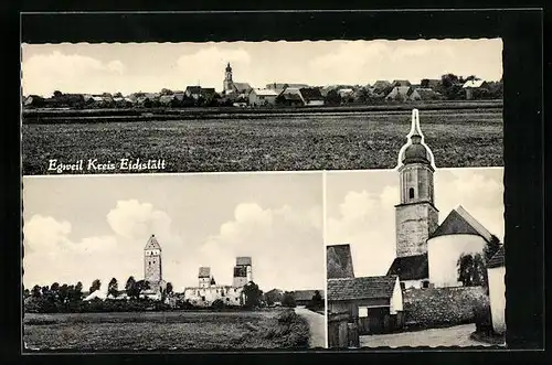 AK Egweil, Kirche, Panorama