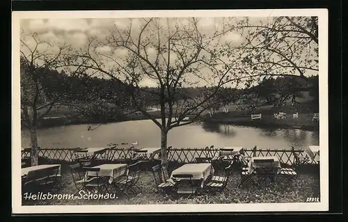 AK Heilsbronn-Schönau, Gasthof und Sommerfreische M. Meier