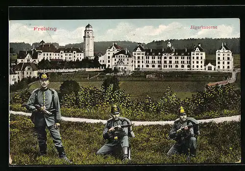 AK Freising, Jäger vor der Jägerkaserne