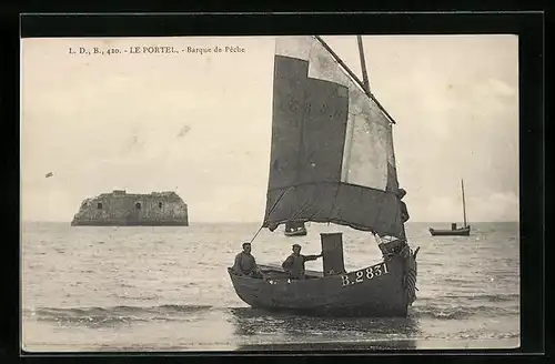AK Le Portel, Barque de Peche, Fischerei