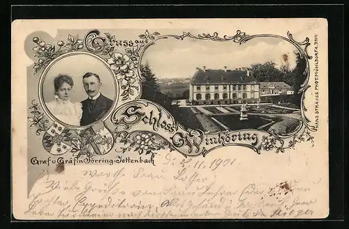 AK Winhöring, Schloss des Grafen Törring-Jettenbach
