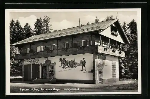 AK Jachenau /Bayer. Hochgebirge, Pension Huber