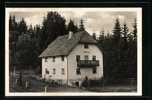 AK Ludwigsthal /Bayer. Ostmark, Gasthaus u. Pension Waldesfrieden