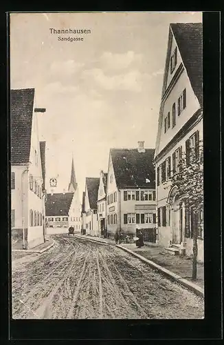 AK Thannhausen, Blick in die Sandgasse