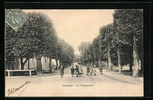 AK Gournay, La Promenade