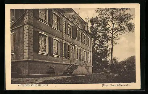 AK Milspe, Haus Rahlenbecke