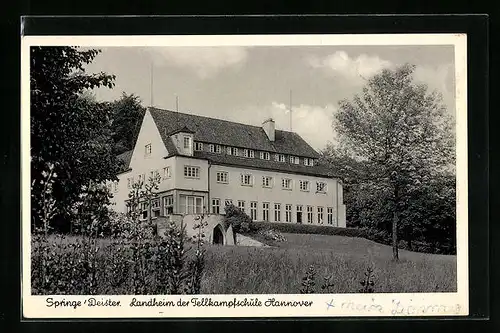 AK Springe /Deister, Landheim der Tellkampfschule Hannover