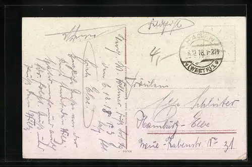 AK Hagen i. W., Totalansicht aus der Vogelschau