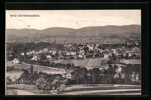 AK Bad Oeynhausen, Totalansicht aus der Vogelschau