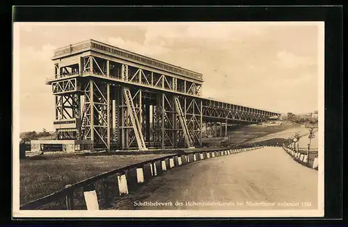 AK Niederfinow, Schiffshebewerk d. Hohenzollernkanals