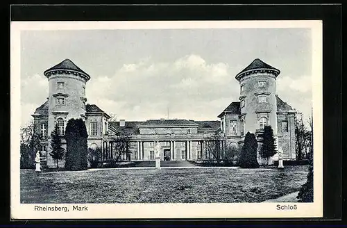 AK Rheinsberg /Mark, Ansicht vom Schloss