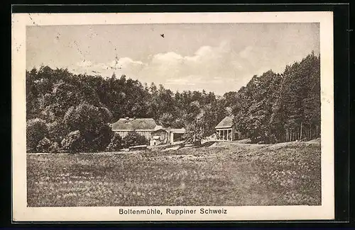 AK Gühlen Glienicke, Boltenmühle, Ruppiner Schweiz