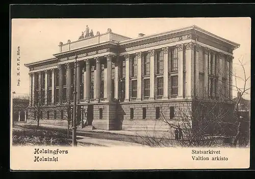 AK Helsingfors, Statsarkivet