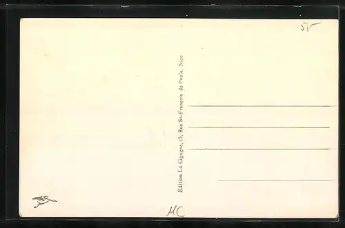 AK Monte-Carlo, Vue Générale prise du Rocher de Monaco