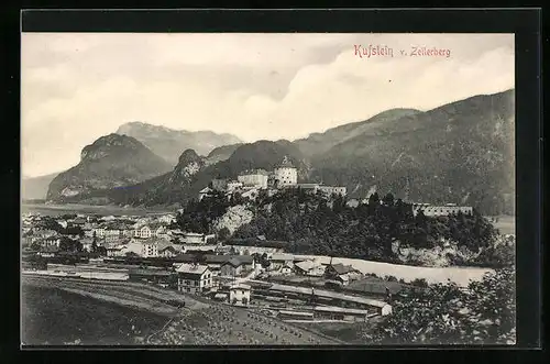 AK Kufstein, Teilansicht v. Zellerberg aus gesehen