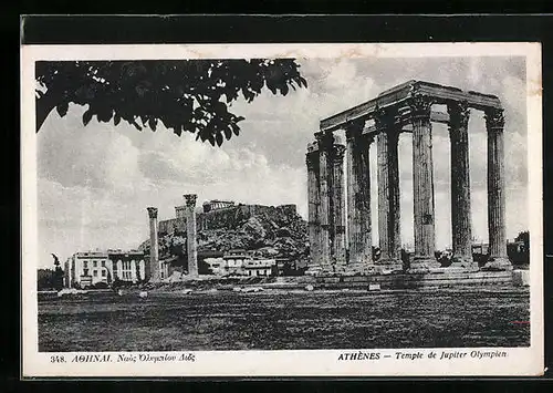 AK Athen, Tempel des Jupiter Olympius