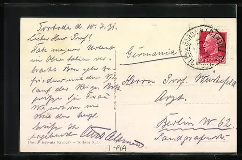 AK Torbole, Panorama verso Riva