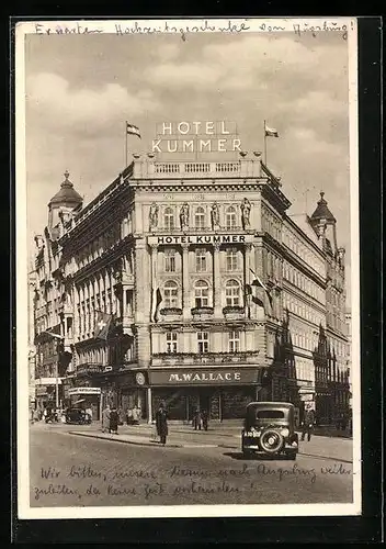 AK Wien, Hotel Kummer, Mariahilferstrasse 71a
