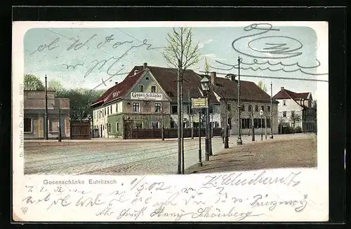 AK Eutritzsch, Gasthaus Gosen-Schänke