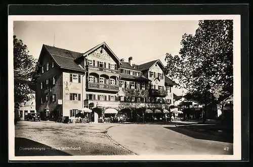 AK Oberammergau, Hotel-Haus Wittelsbach
