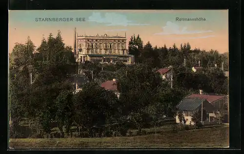 AK Starnberg /Starnberger See, Rottmannshöhe