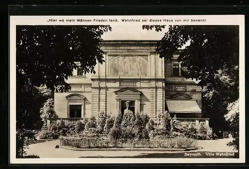 AK Bayreuth, Villa Wahnfried