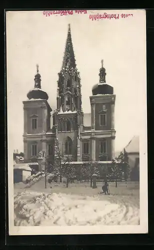 AK Maria-Zell, Kirche im Winter