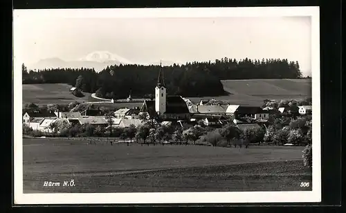 AK Hürm, Ortsansicht mit Kirche