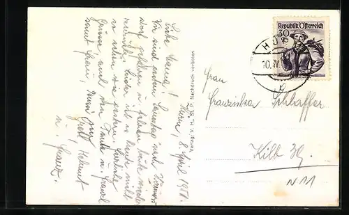 AK Hürm, Ortsansicht mit Kirche