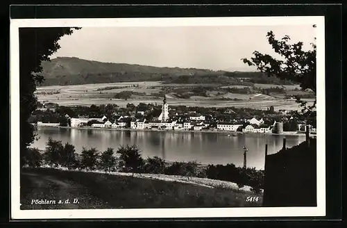 AK Pöchlarn /Donau, Totalansicht vom Berg aus