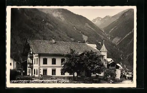 AK Umhausen, Gasthof Andreas Hofer
