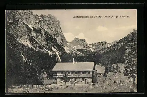 AK Musau, Naturfreundehaus Musauer Alm