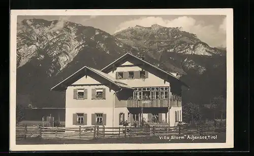 AK Achensee, Gasthaus Villa Storm
